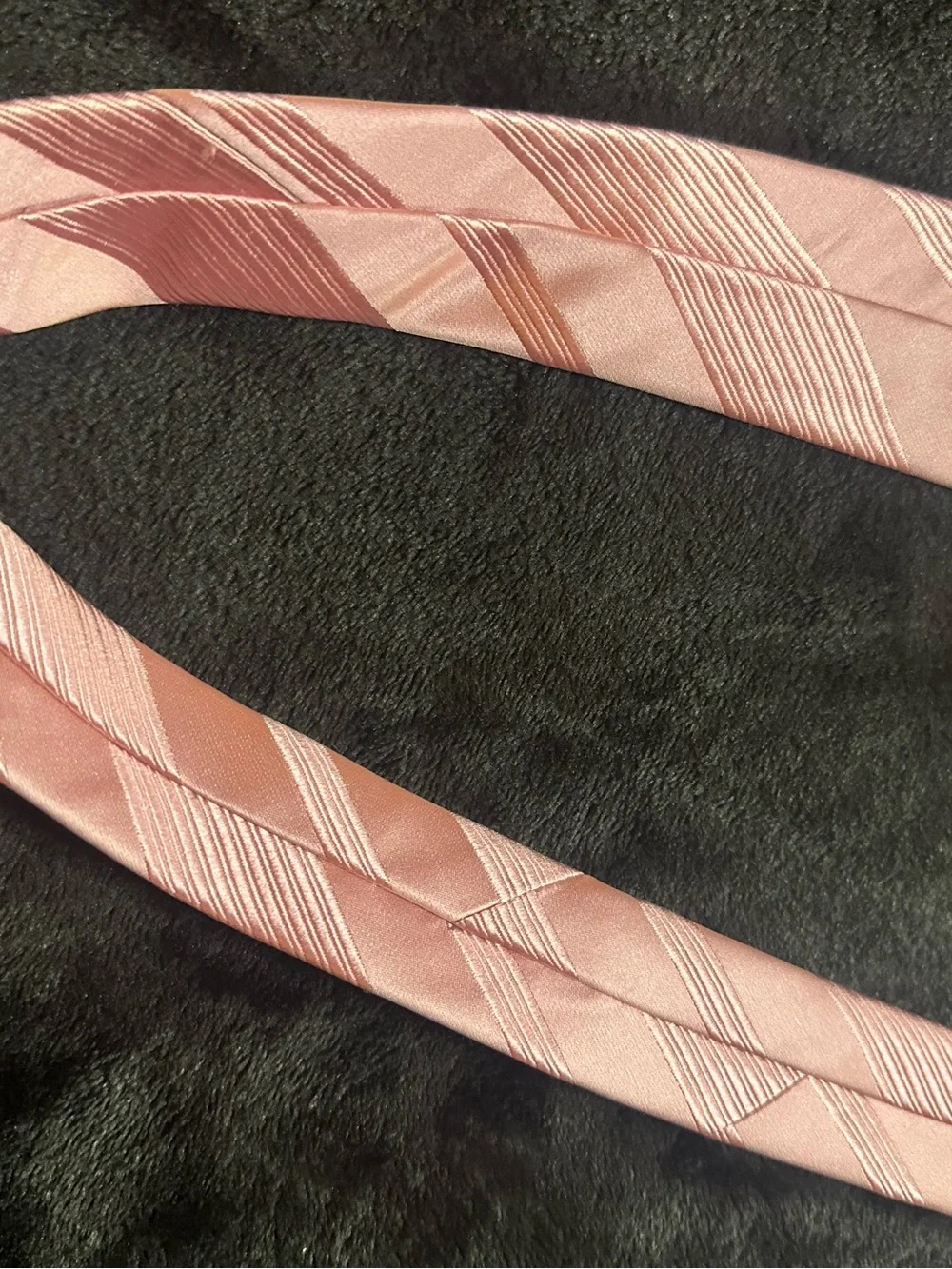 Donald J. Trump Signature Collection‎ Pink Striped Silk Tie Made in Italy